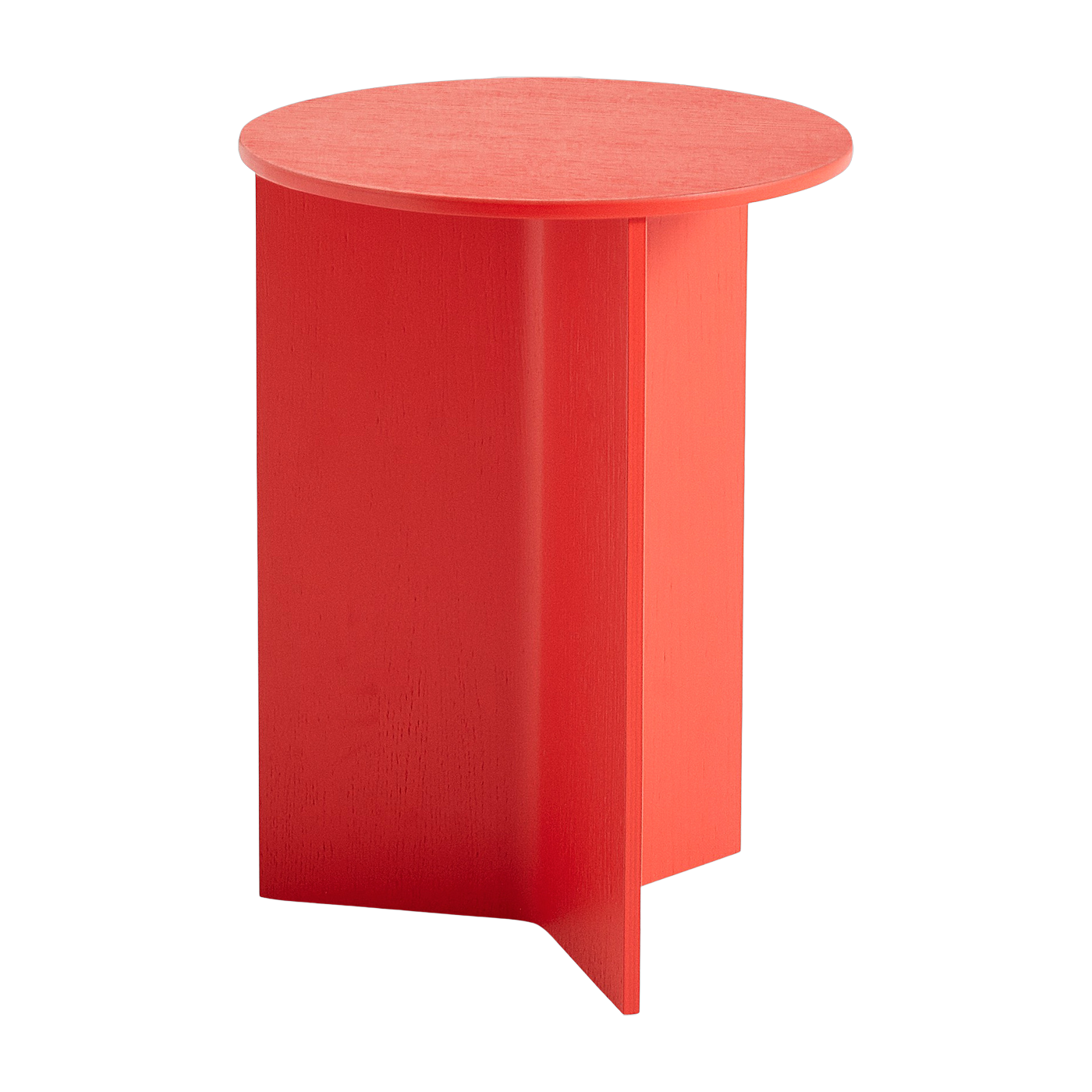 Tavolino in rovere rosso Slit - HAY