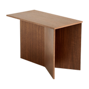 Coffee table oblong in walnut Slit - HAY
