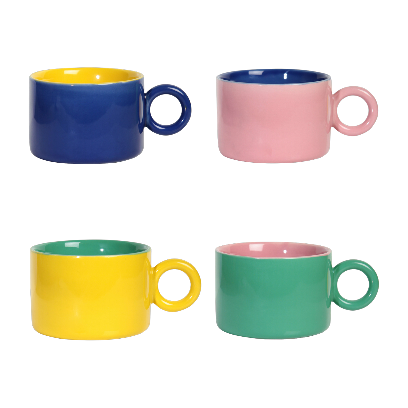 4 mugs colorés Chiquito - &Klevering
