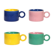 4 colorful Chiquito mugs - &Klevering