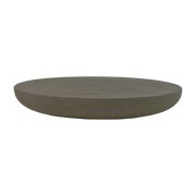 Table ronde en béton ciré anthracite 100 x 15 cm Olo - Mogg