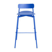 Sedia da bar per esterni blu 65 cm Fromme - Petite friture