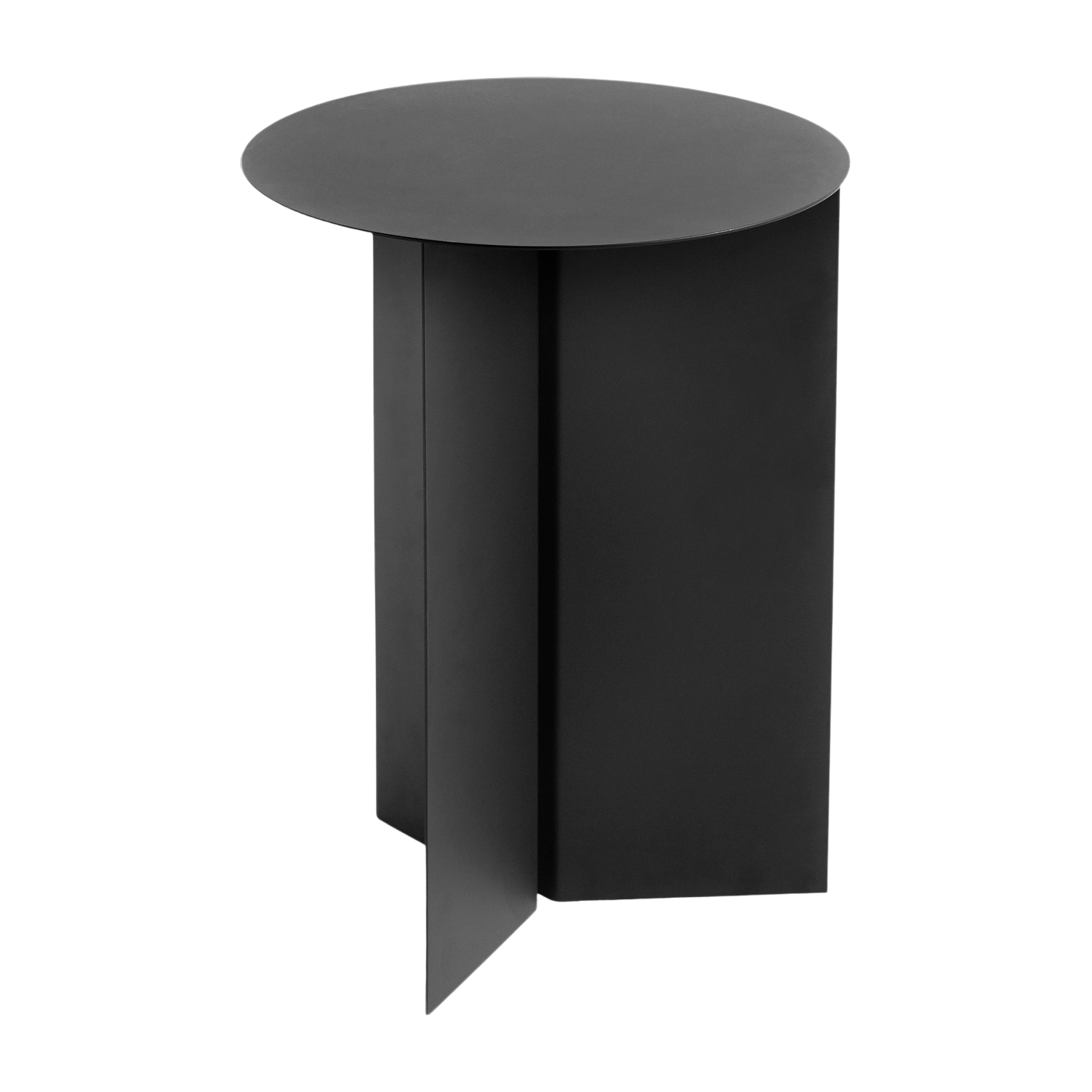 Tavolino in acciaio nero Slit - HAY