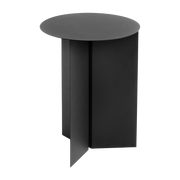 Black steel side table Slit - HAY