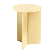 Table d'appoint en acier jaune Slit - HAY