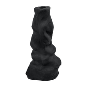 Schwarzer Kerzenhalter 12,5 cm Art Piece -. Mette Ditmer
