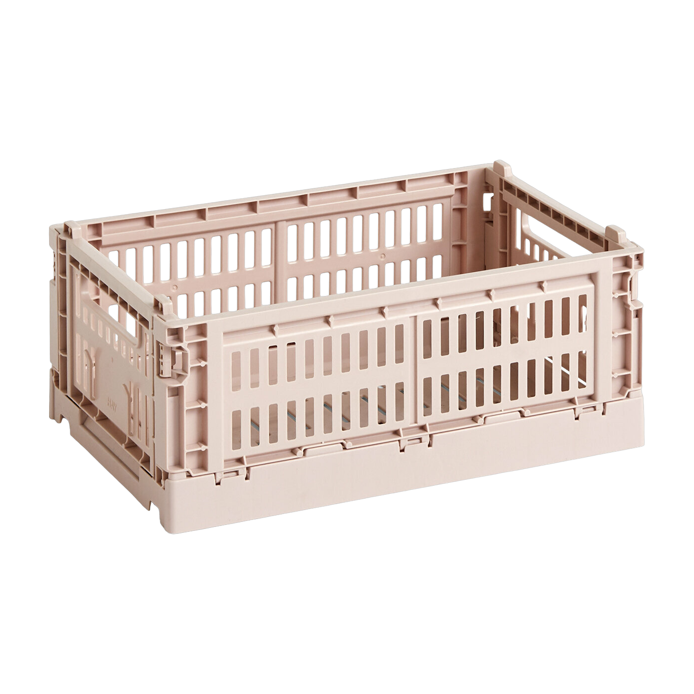 Panier en matière recyclée blush S Colour Crate - HAY
