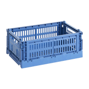 Korb aus recyceltem Material Electric Blue S Colour Crate - -. HAY
