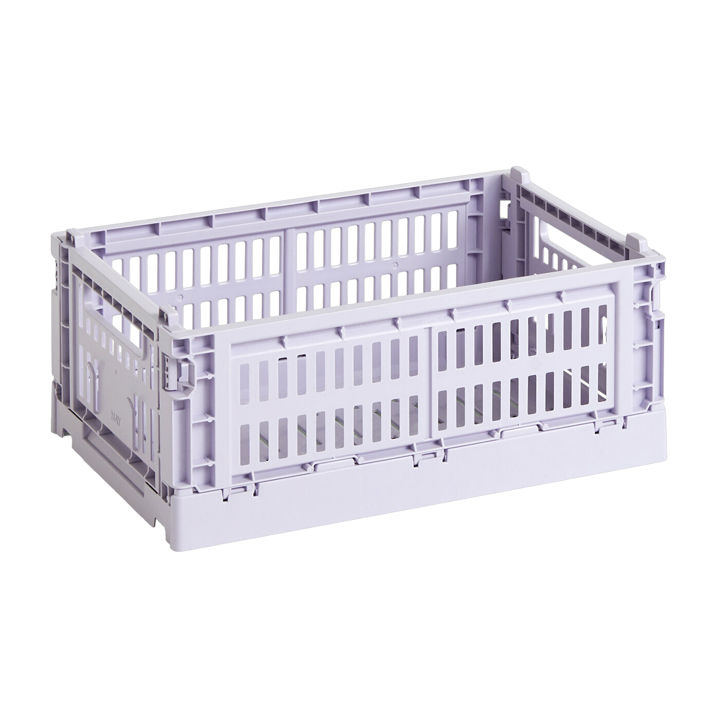 Panier en matière recyclée lavande S Colour Crate - HAY