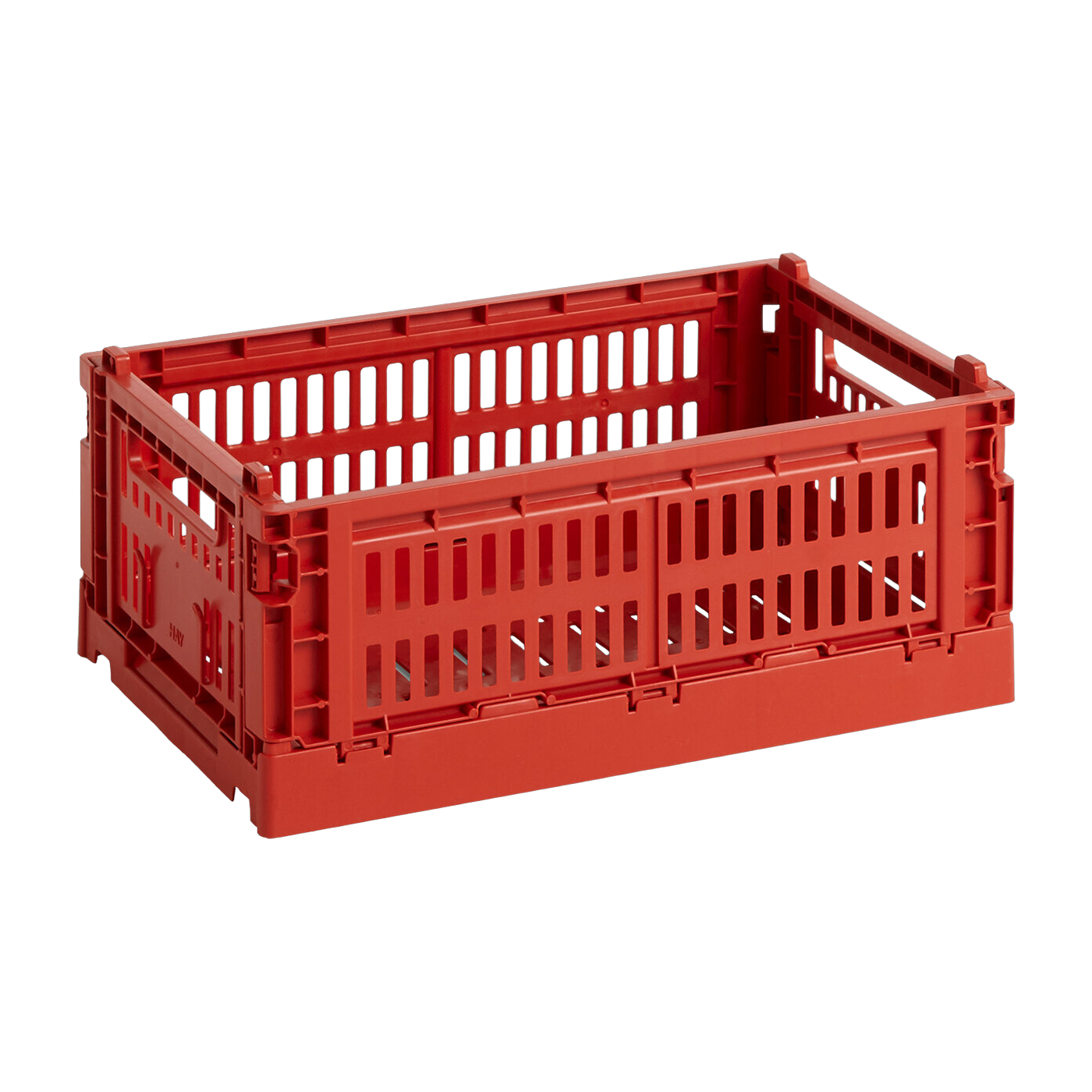 Panier en matière recyclée rouge S Colour Crate - HAY