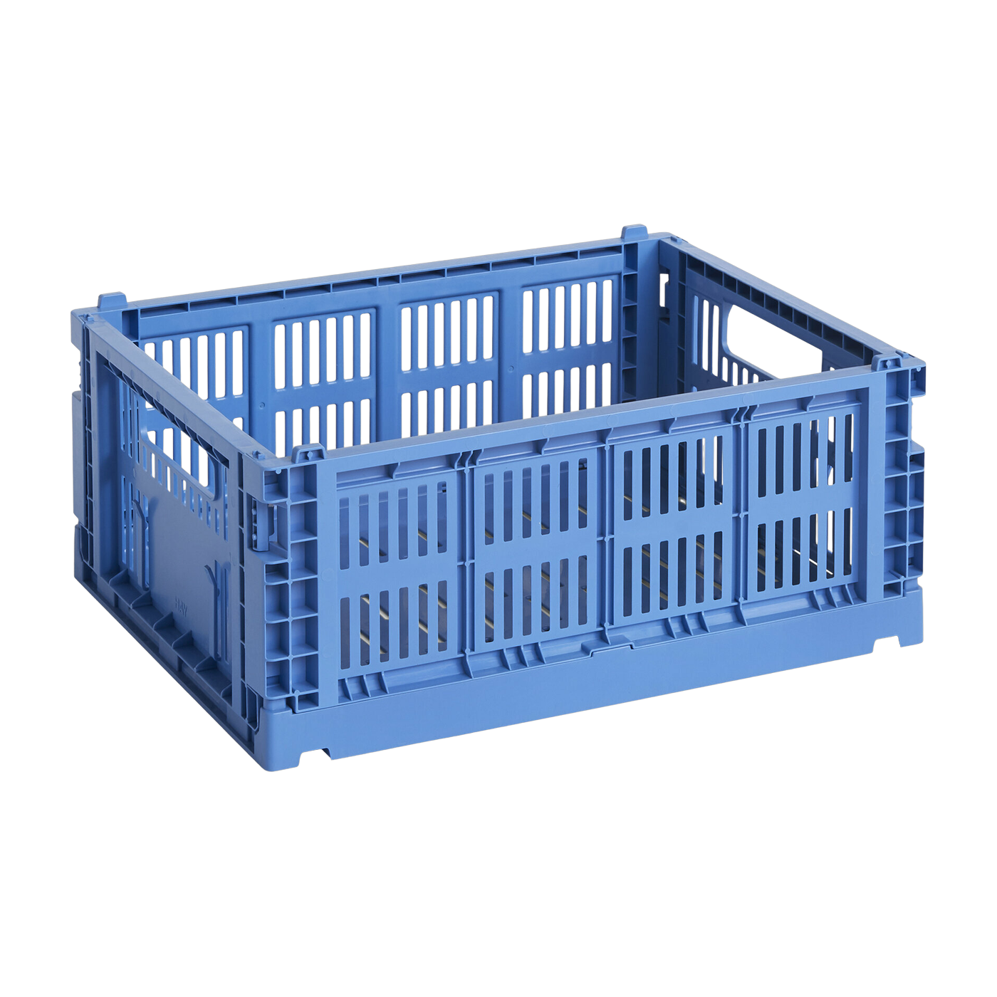 Panier en matière recyclée bleu électrique  M Colour Crate - HAY