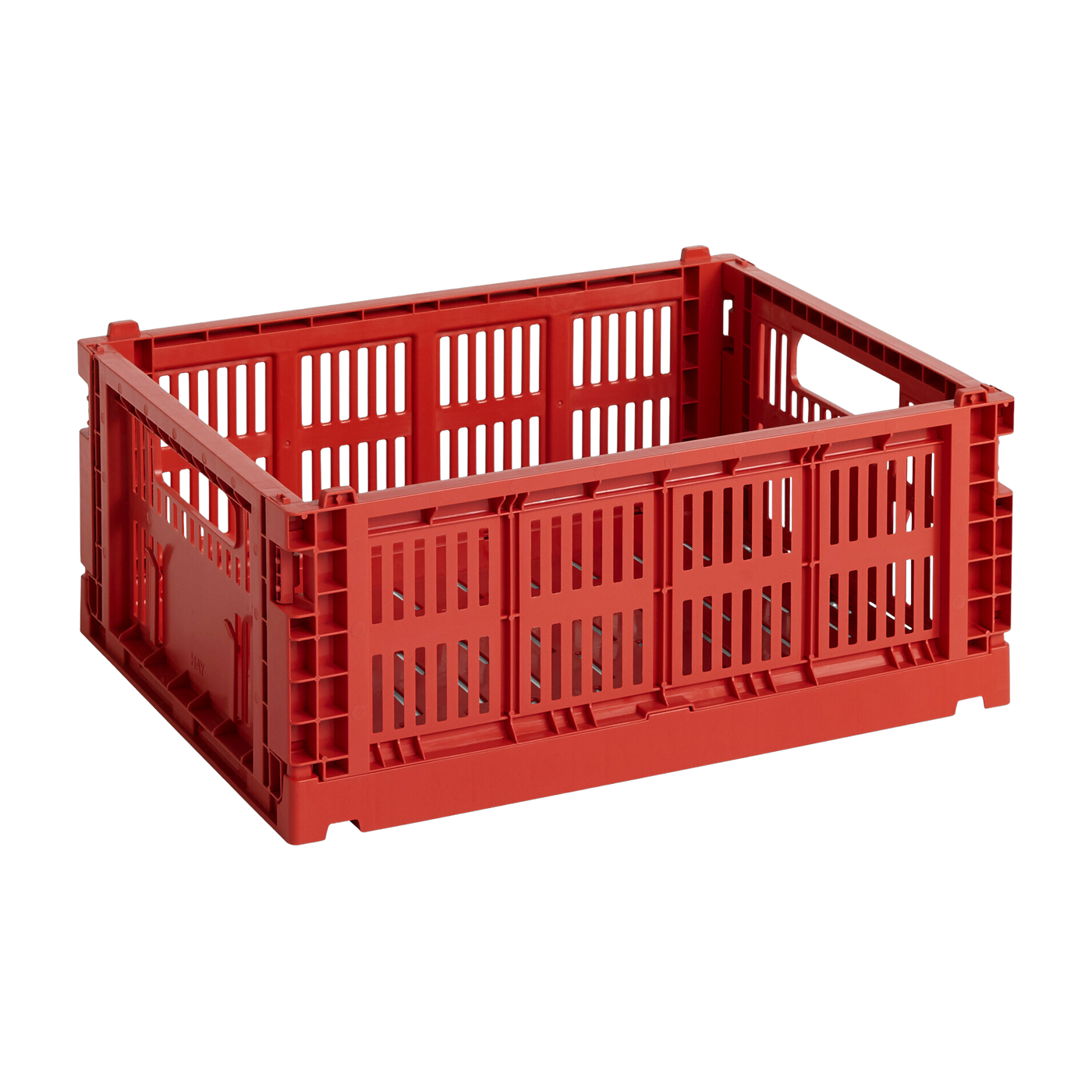 Panier en matière recyclée rouge M Colour Crate - HAY