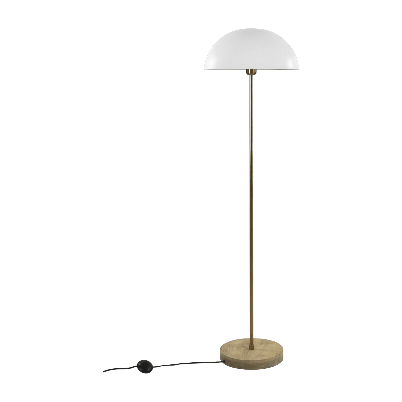 Suzette white iron floor lamp - Pomax