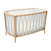 Lit lacets hazelnut avec matelas coco naturel Kimi - Charlie Crane