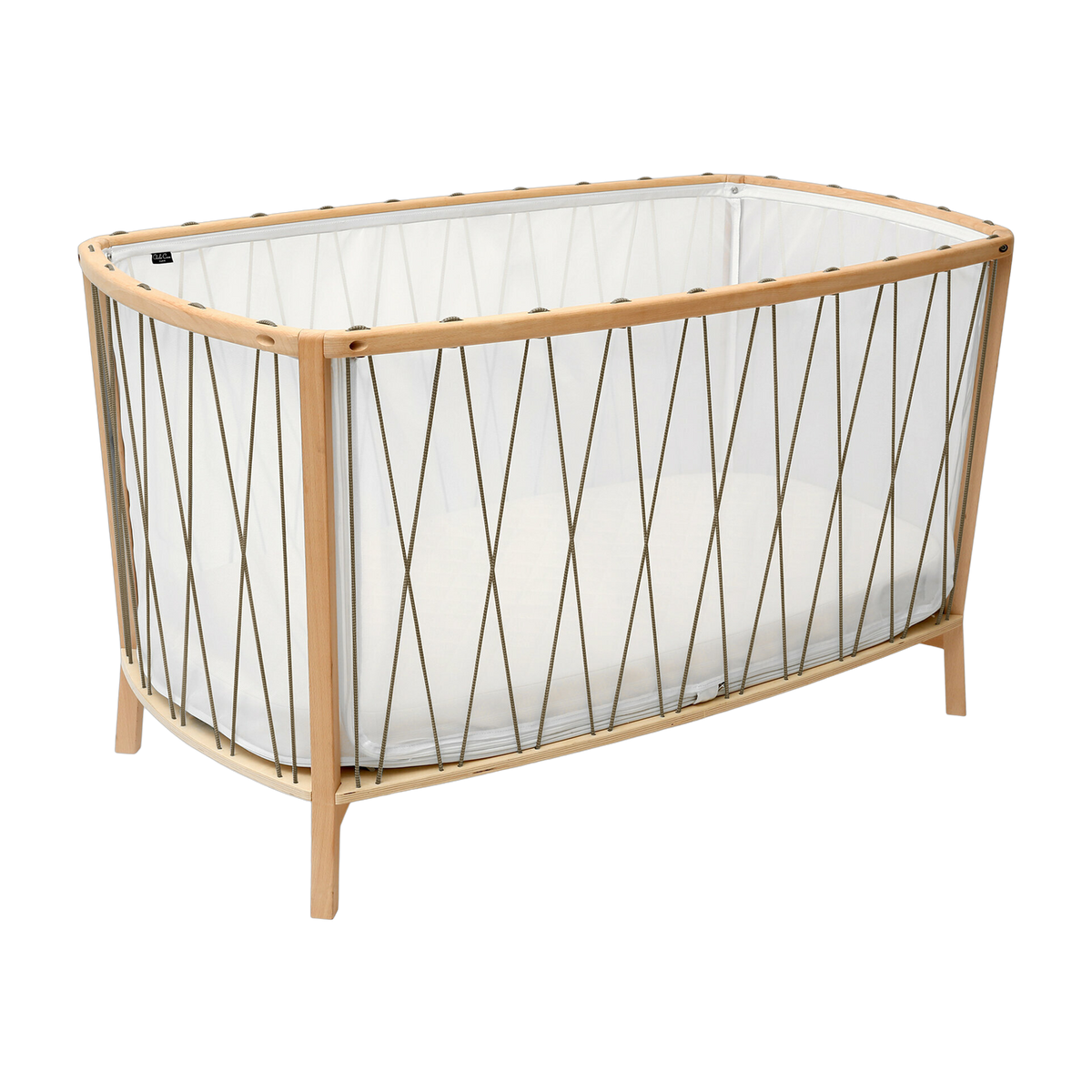 Letto in pizzo nocciola con materasso Kimi - Charlie Crane