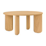 Kleiner Couchtisch ronde Eiche Farbe "eiche" 30 x 55 Kuvu -. Noo. ma