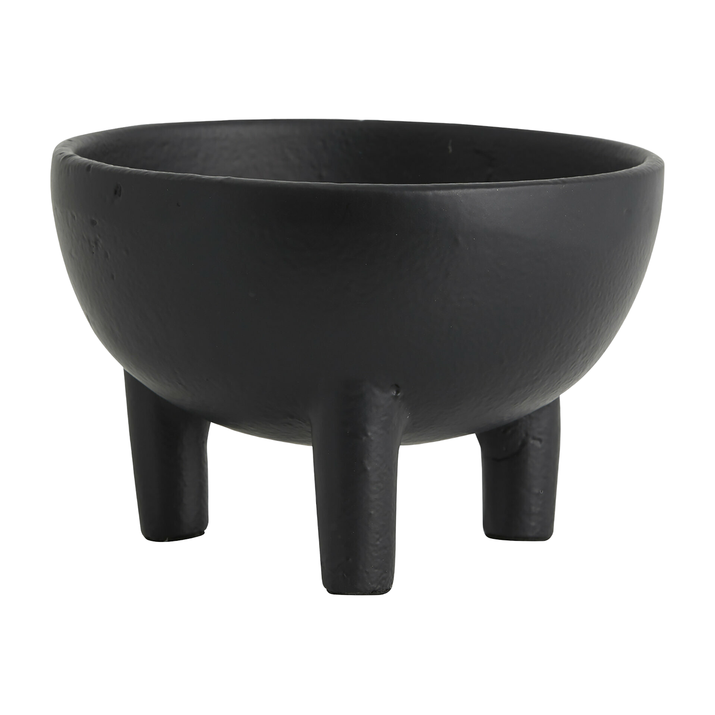 Schüssel mit drei Füßen schwarz 13 cm Lamu -. Nordal