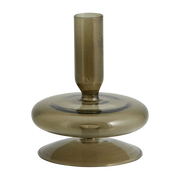 Kerzenhalter aus Rauchglas 12cm Eriska -. Nordal