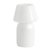 Weiße tragbare Lampe Apollo -. HAY