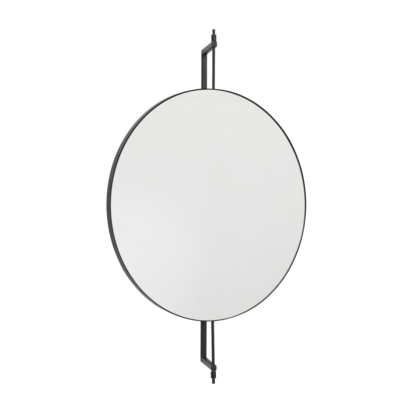 Espejo de pared de acero negro 60cm - Kristina Dam Studio