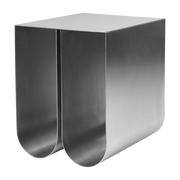 Curved Steel Side Table - Kristina Dam Studio