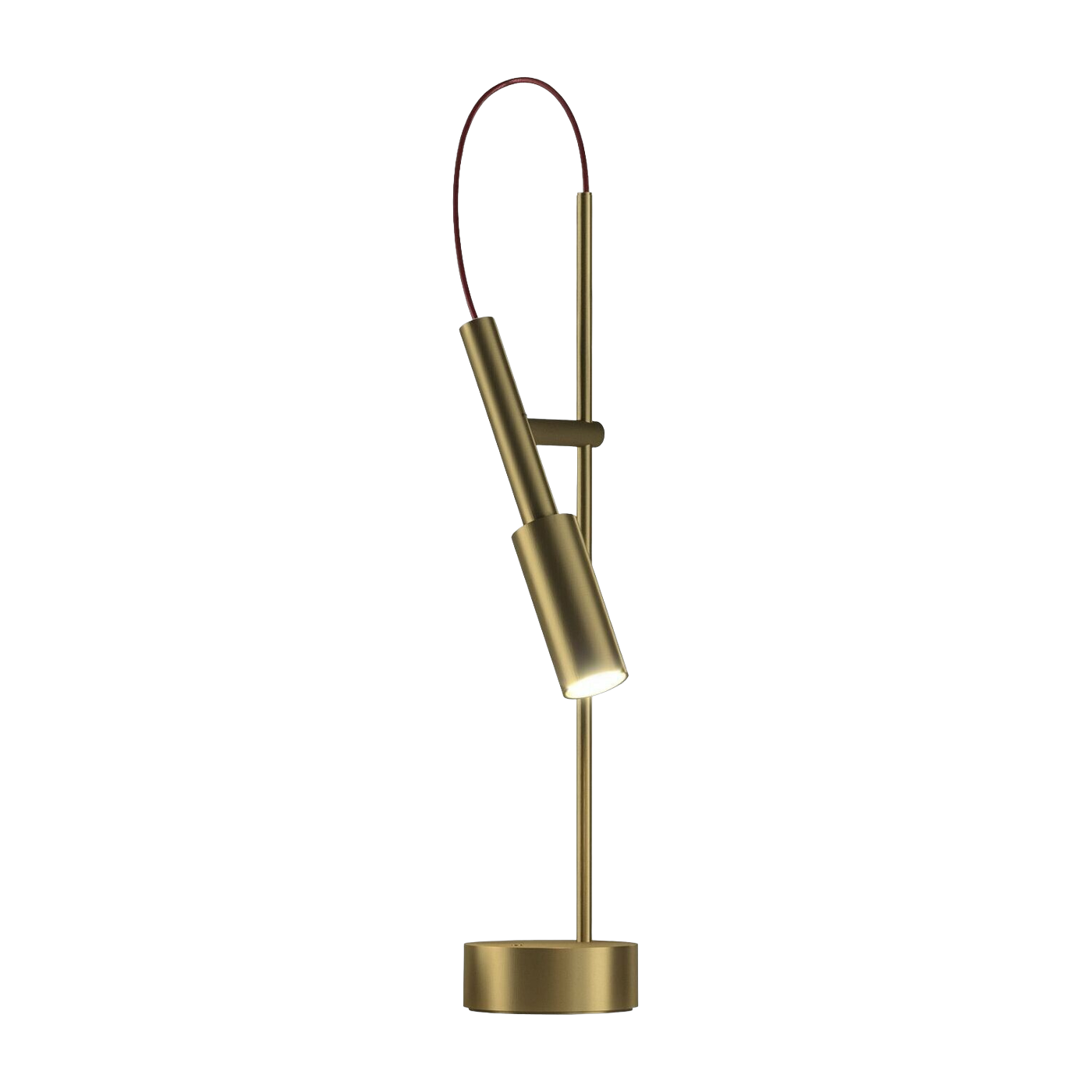 Lampada in metallo champagne Tubino - Panzeri