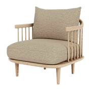 Sillón de roble aceitado blanco SC10 Fly - &tradition