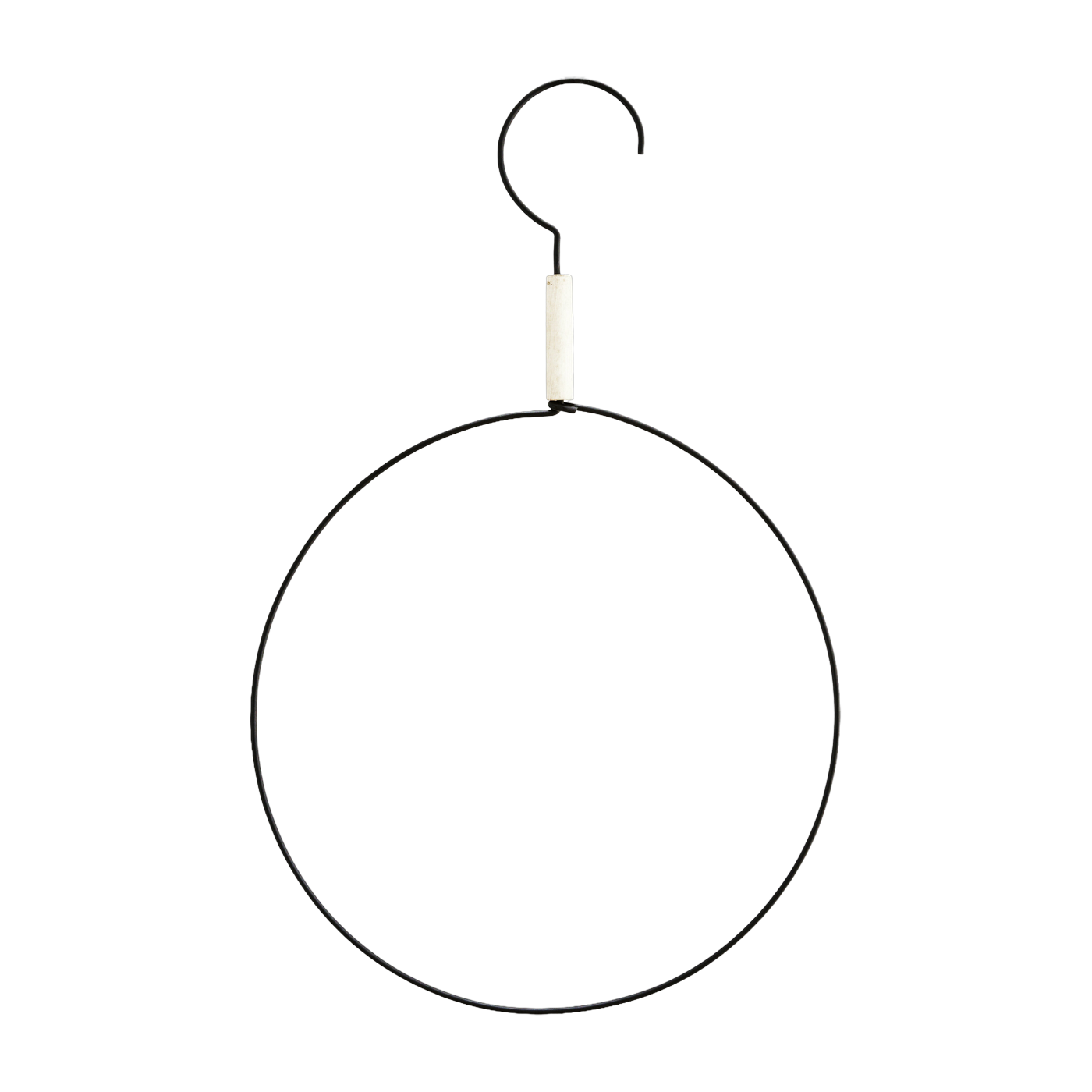 Round black gancio - Madam Stoltz