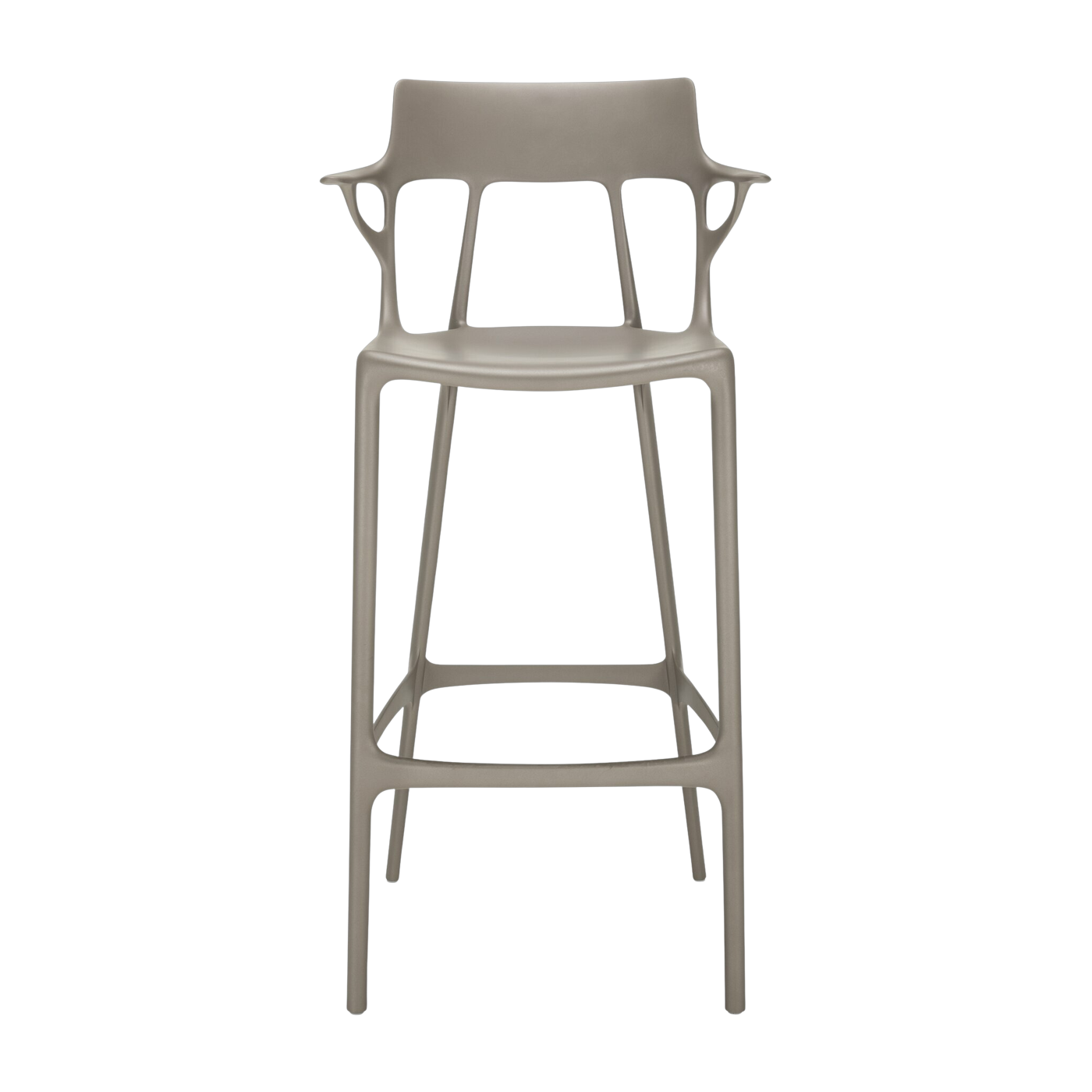 Sgabello da bar grigio 75 cm A. I - Kartell