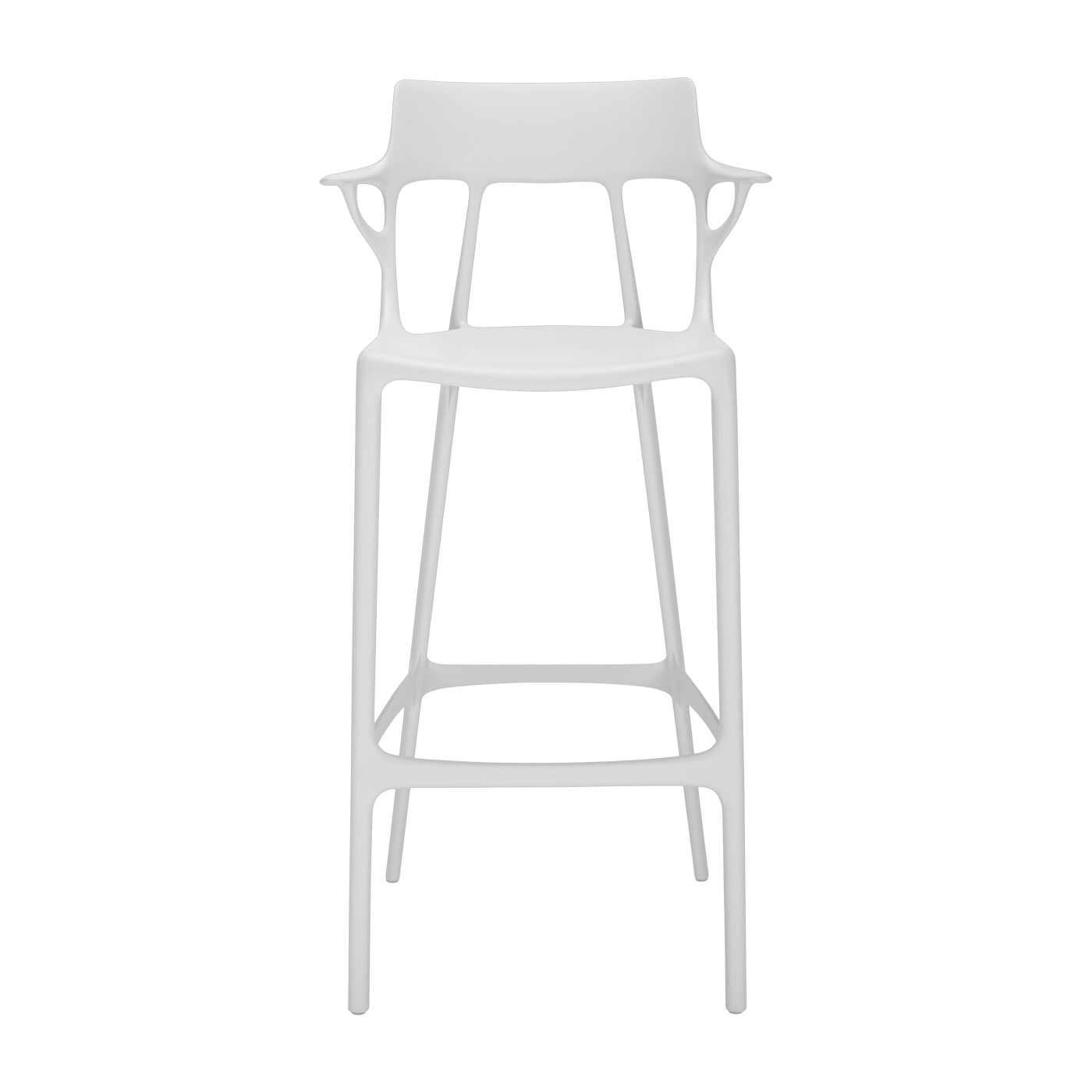 Sgabello da bar bianco 75 cm A. I - Kartell