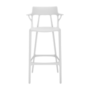 Weißer Barhocker 75 cm A. I. - Kartell