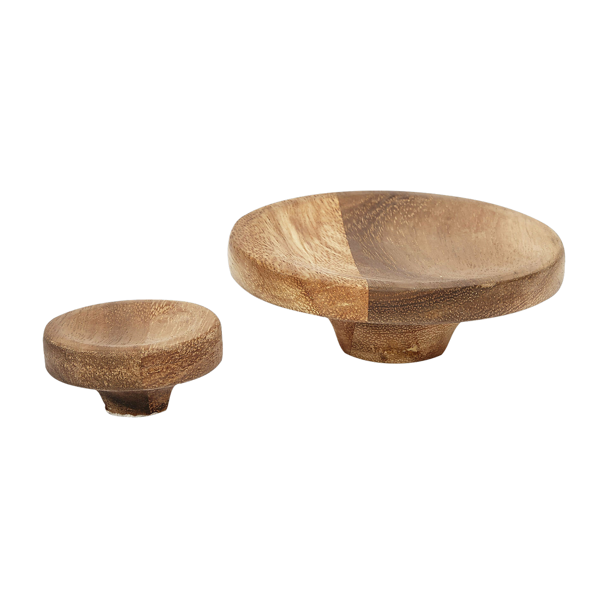 Grain Knob Acacia (Set Of 2) - Hübsch