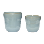 Pflegetöpfe Blau (2er Set) - Hübsch