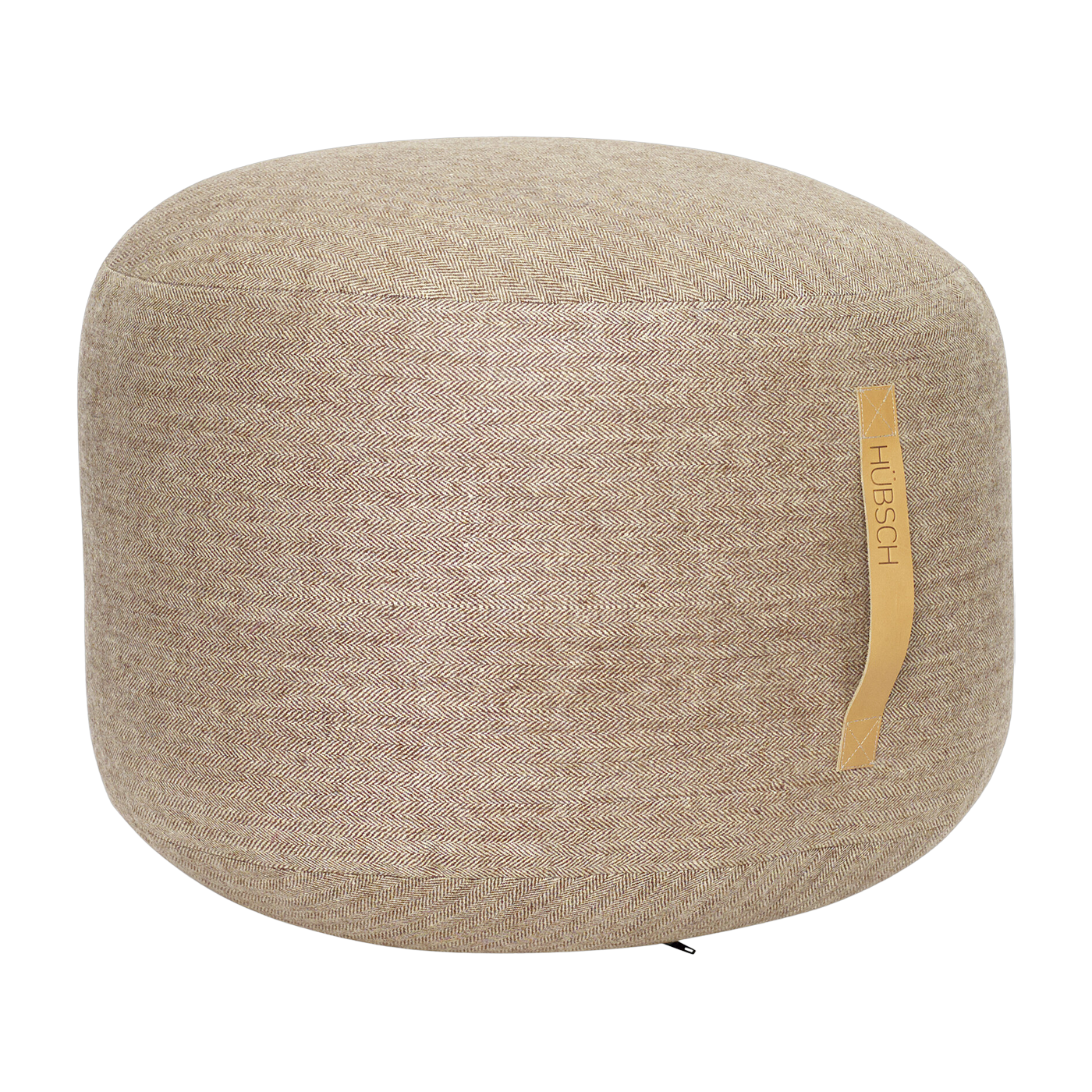 Pouf marron Ø50cm Mochi - Hübsch