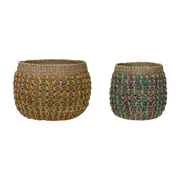 Twist Baskets (Set Of 2) - Hübsch