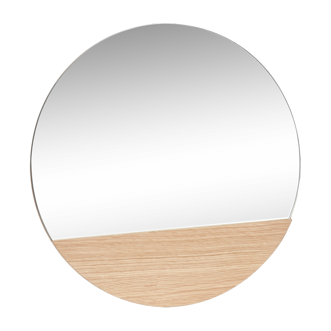 Miroir mural rond 50cm Crescent - Hübsch