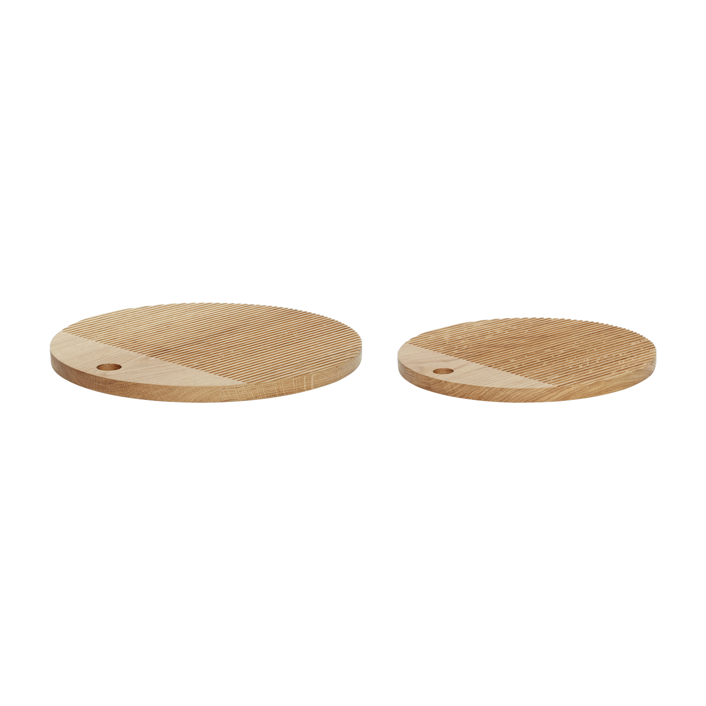 Monarch Cutting Boards Round (Set Of 2) - Hübsch