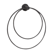 Loop Towel Holder Black - Hübsch
