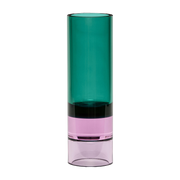 Astro Teelichthalter Grün/Rosa - Hübsch