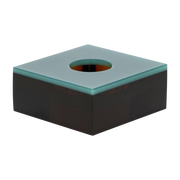 Flux Tealight Holder verde/marrone - Hübsch