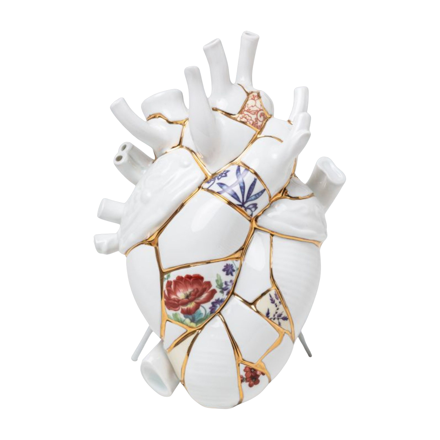 Vase en porcelaine Love in Bloom Kintsugi - Seletti