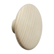 Patère ronde en chêne naturel 6,5 cm The Dots - Muuto