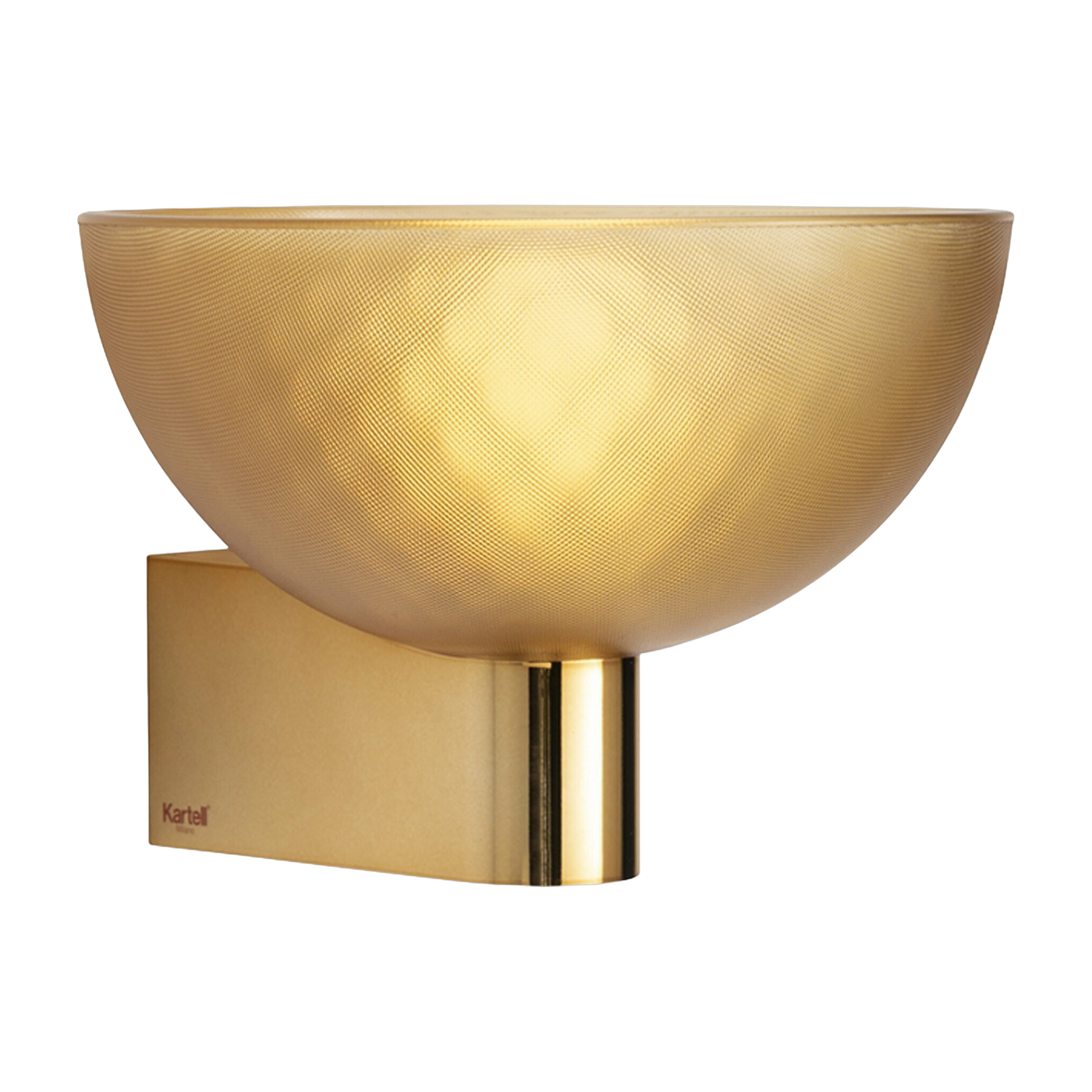Lámpara de pared dorada Fata - Kartell