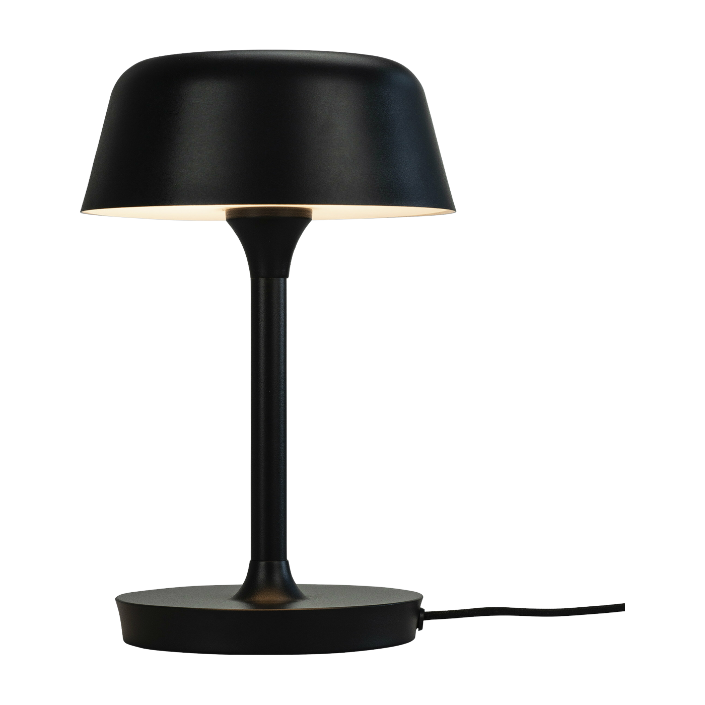 Lámpara de mesa LED recargable negro mate Valencia - Dyberg Larsen