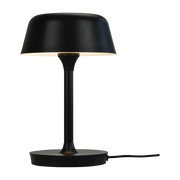 Lámpara de mesa LED recargable negro mate Valencia - Dyberg Larsen