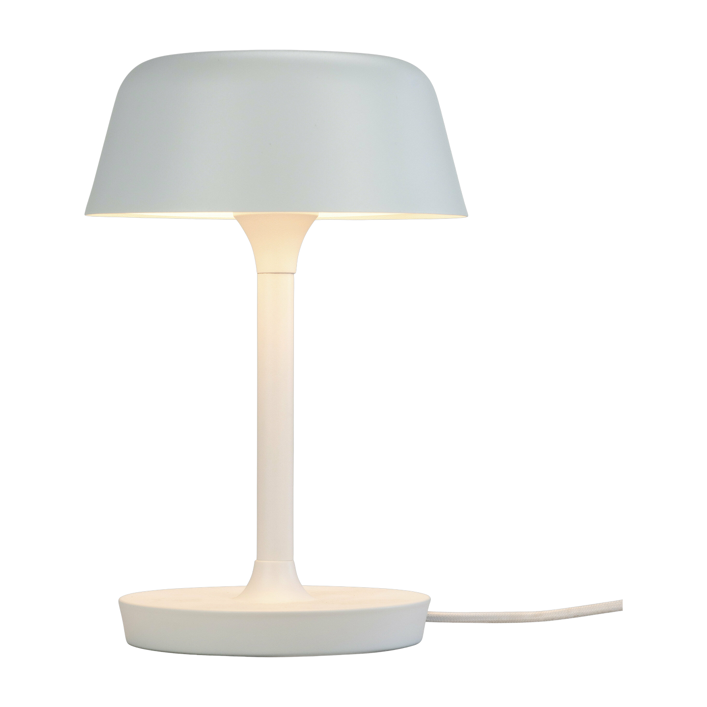 Lampada da tavolo a LED ricaricabile bianco opaco Valencia - Dyberg Larsen