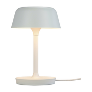 Lampe à poser rechargeable LED blanc mat Valencia - Dyberg Larsen