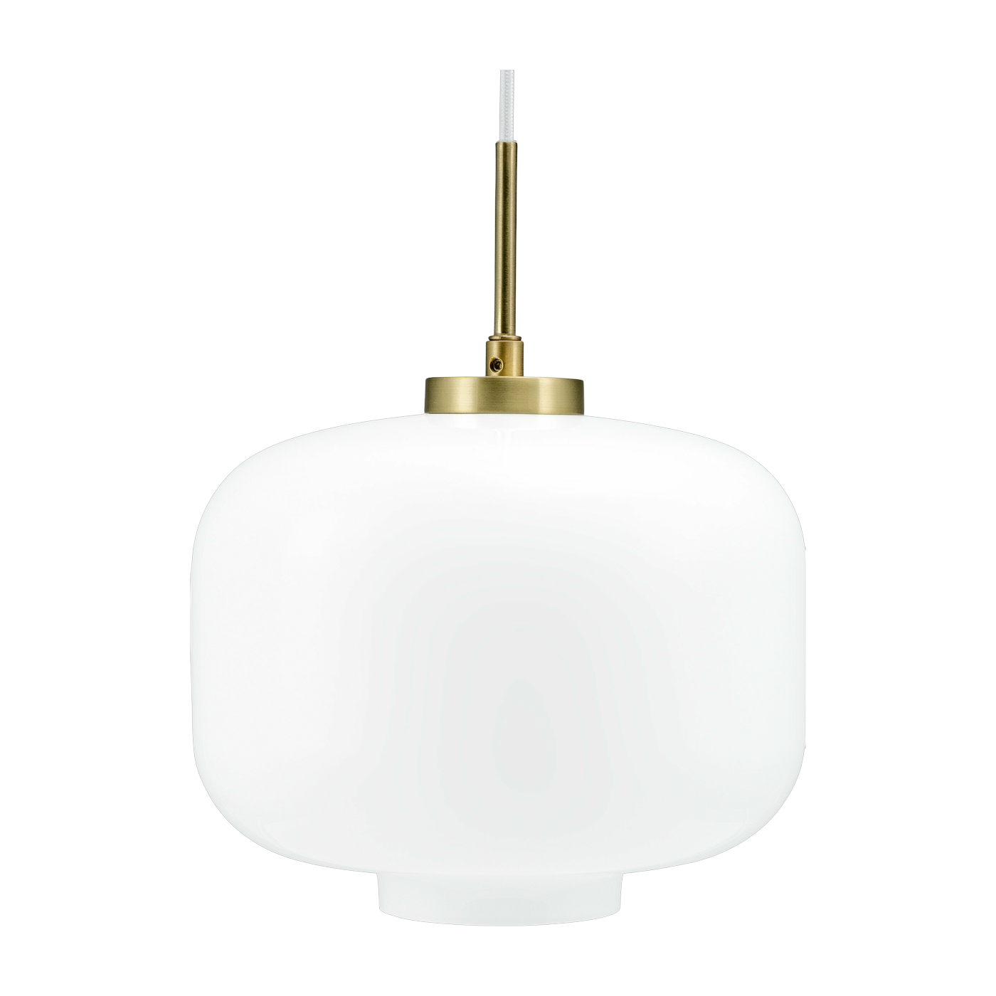 Ciondolo in vetro opale e metallo dorato 25 cm Arp - Dyberg Larsen