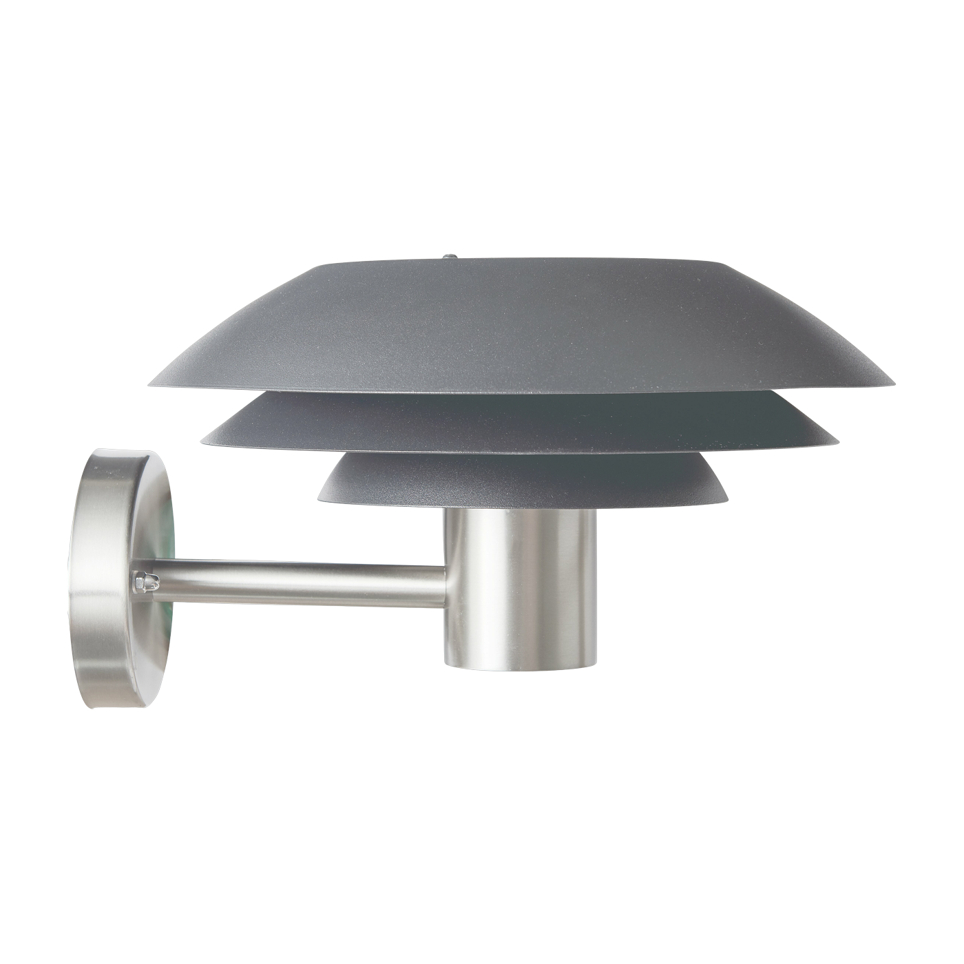 Black and steel outdoor wall lamp DL31 - Dyberg Larsen
