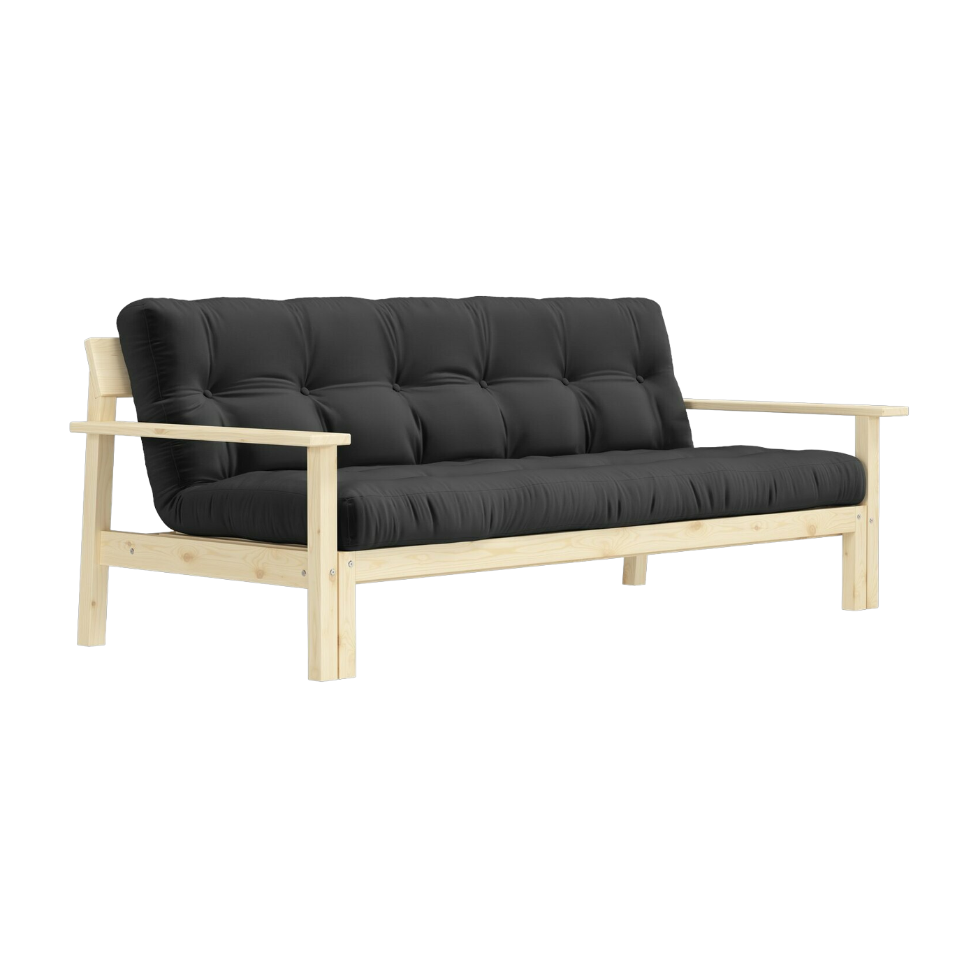 Dark grey sofa bed Unwind - Karup Design